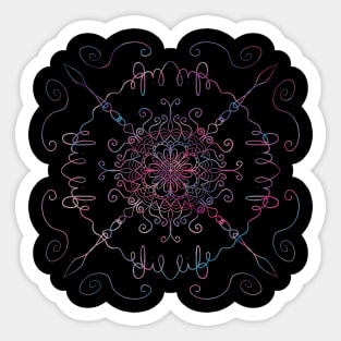 Love Your Life Mandala Sticker